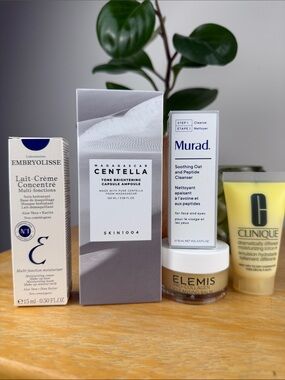 Luxury Glow Bundle: Elemis Pro-Collagen Balm, Murad, Clinique & SKIN1004